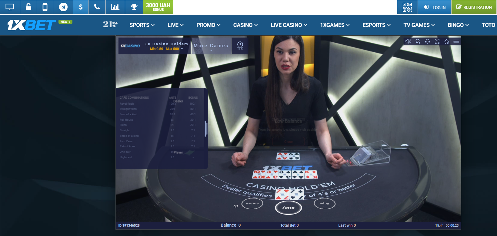 Placing Your Bet and Winning with 1XBET Casino